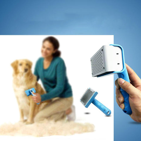 Pet push hair comb