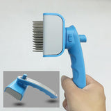 Pet push hair comb