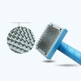 Pet push hair comb